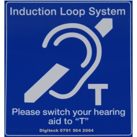 INDUCTION HEARING LOOP SYSTEM GENERAL SIGN , SCHOOL, BUSINESS ...