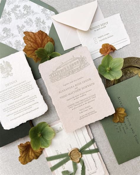 25 fall wedding invitations and stationery suites