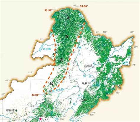 大兴安岭详细地图,大兴安岭地理位置图,大兴安岭猎人传说_大山谷图库