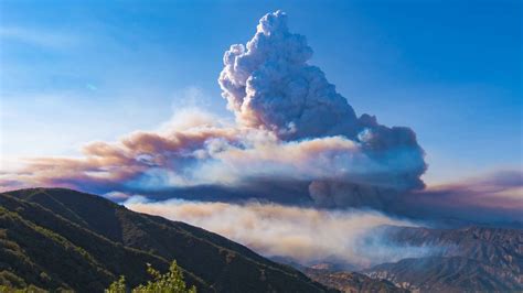 Timelapse - Pyrocumulus Clouds Formed By The Rey Fire - Santa Barbara 8 ...