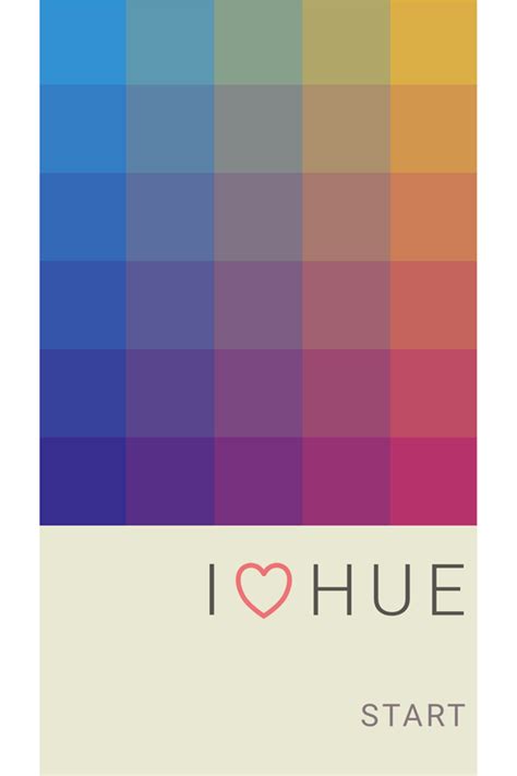 🕹️ Play I Love Hue Game: Free Online Color Pattern Organization Video ...