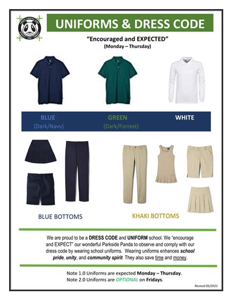 Dress Code and Uniforms / Dress Code and Uniforms