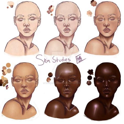 Skin Tone Study by TheDivineMissM-94 on DeviantArt | Skin drawing ...