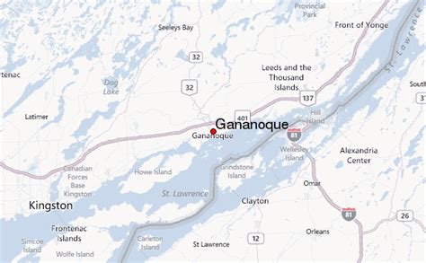 Gananoque Location Guide