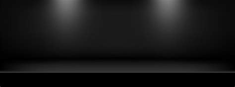 Premium Vector | Empty studio scene room black background with light ...