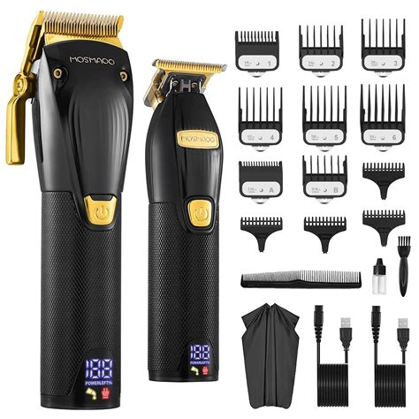 Buy Professional Cordless Hair Clippers and Hair Trimmer Combo Set for ...