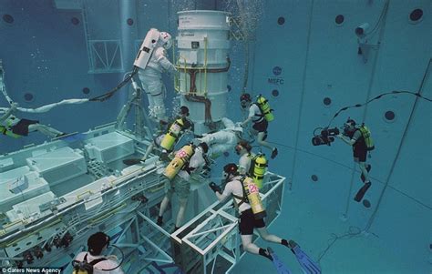 NASA astronauts train in world's largest swimming pool- China.org.cn