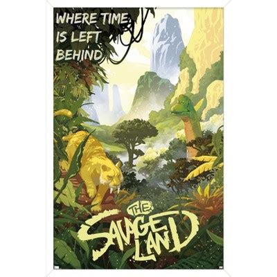 Trends International Marvel: Hero Lands - The Savage Land Framed Wall ...