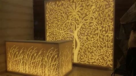 Corian Backlit Wall Panel, Corian Cutting | Pitampura, New Delhi ...