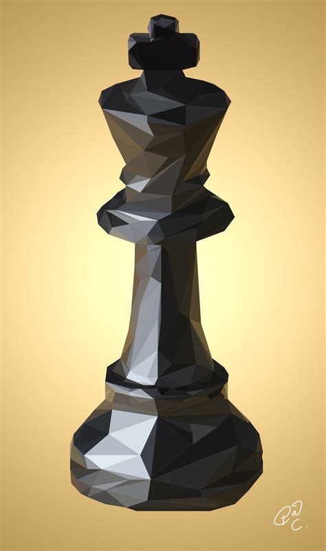 King Chess Piece Design