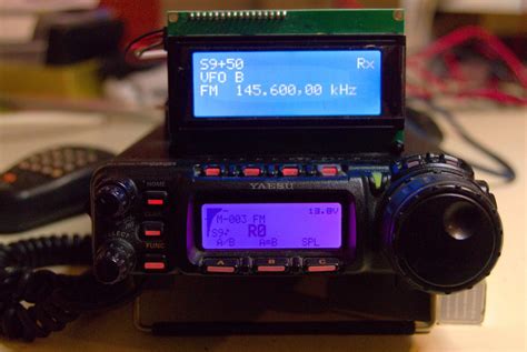 YAESU FT-857D parameters display with an Arduino - F6CZV