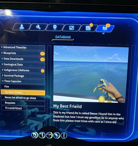 Time capsule messages : r/subnautica