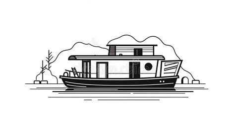 Houseboat Rentals Stock Illustrations – 648 Houseboat Rentals Stock ...