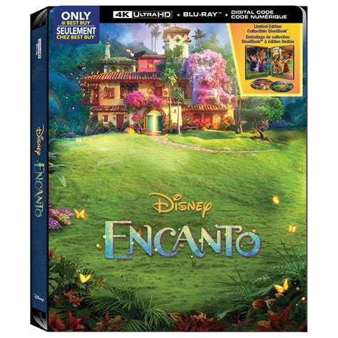 Encanto (4K+2D Blu-ray SteelBook) (Best Buy Exclusive) [Canada] | Hi ...