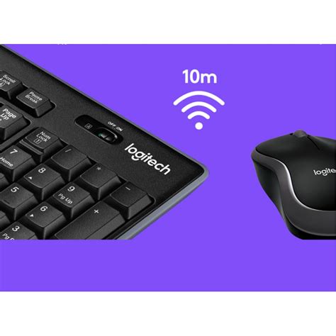 Logitech mK270 คีย์บอร์ดไร้สายและเมาส์ 2.4 GHz - akm6uul6mh - ThaiPick