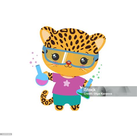 School Student Animal Science School Subject Vector Educational Clipart ...