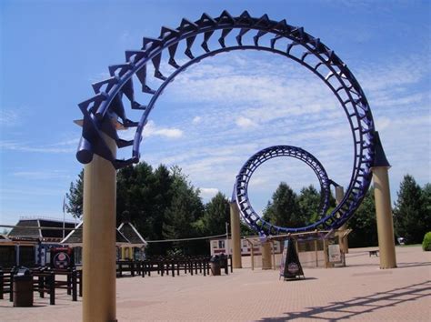 Great use of the former corkscrew coaster at the entrance to Alton ...