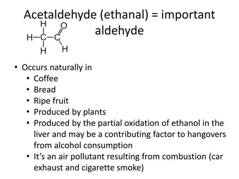 PPT - Topic: Functional Group #5-Aldehydes PowerPoint Presentation ...