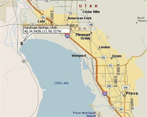 Saratoga Springs, Utah Map 1