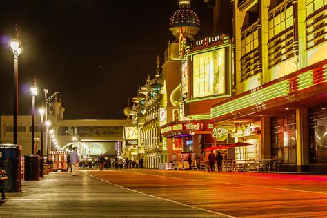 Atlantic City Boardwalk at night Photograph by SAURAVphoto Online Store ...