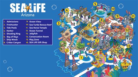 Map | SEA LIFE Arizona Aquarium