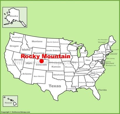 Rocky Mountain National Park Maps | USA | Maps of Rocky Mountain ...