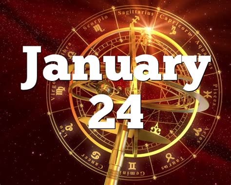 24 January Birthday horoscope - zodiac sign for 24 January