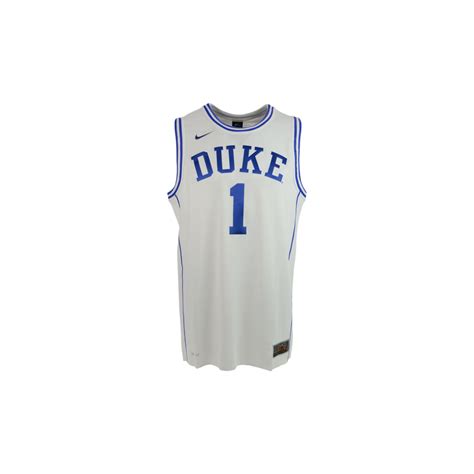 Nike Mens Duke Blue Devils Authentic Tourney Basketball Jersey in White ...