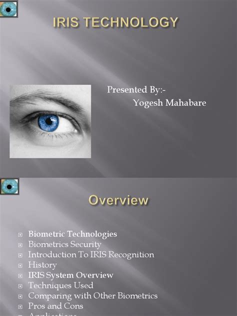 Iris Recognition | PDF