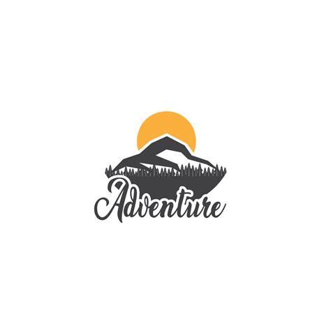 adventure logo design template 22794530 Vector Art at Vecteezy