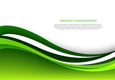 Green abstract wave background - Download Free Vector Art, Stock ...