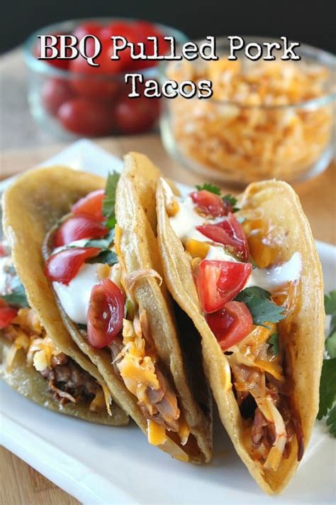 BBQ Pulled Pork Tacos | Great Grub, Delicious Treats | Mexican Food