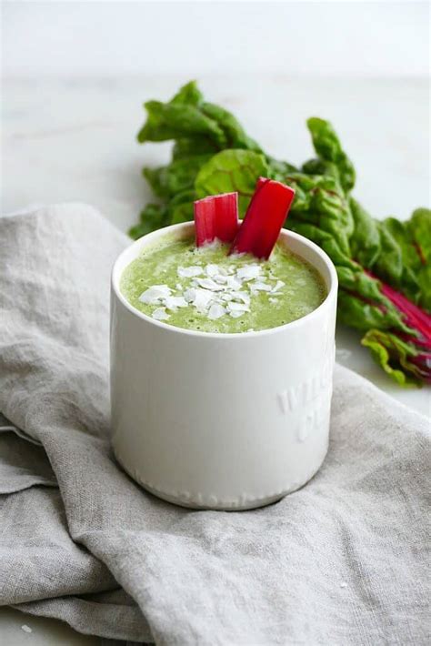 Tropical Swiss Chard Smoothie - It's a Veg World After All®