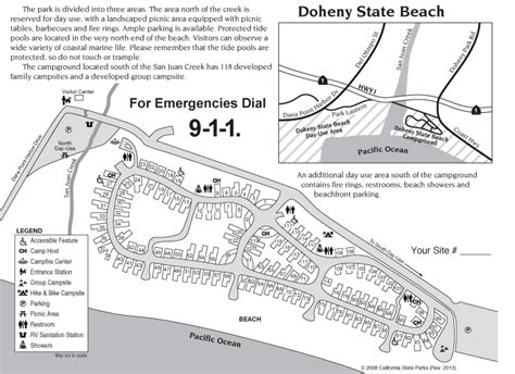 Doheny State Beach Camping Information - Dana Point CA