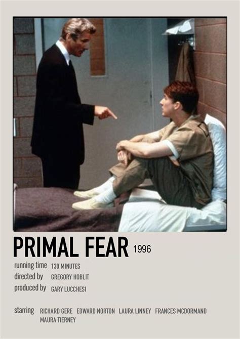 Primal Fear 1996 Poster