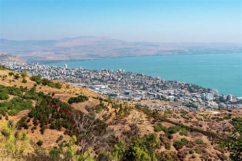 An overview of Tiberias, Israel Photograph by Barb Gabay - Pixels