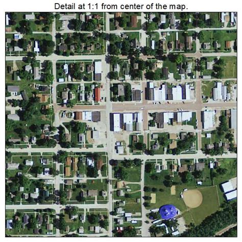 Aerial Photography Map of Adair, IA Iowa