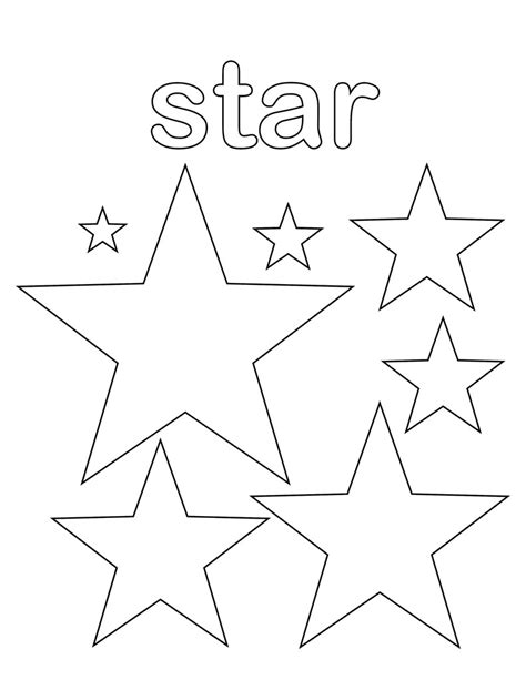 Top 20 Printable Star Coloring Pages - Online Coloring Pages