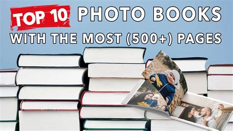 TOP 10 PHOTO BOOKS with most (500+) PAGES - YouTube