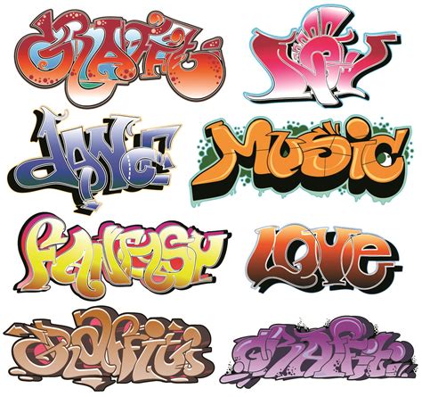 Beautiful graffiti font design 03 vector Free Vector / 4Vector ...