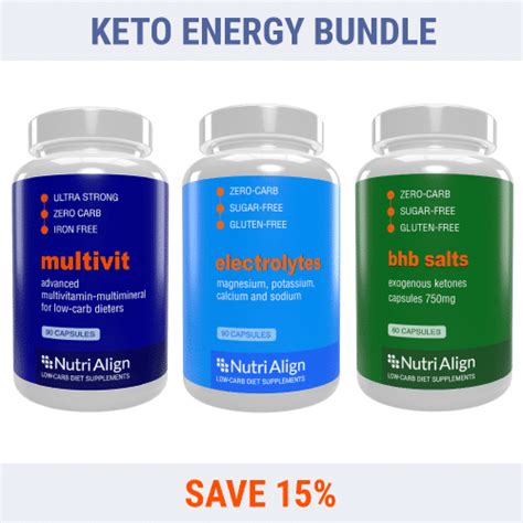 Keto Energy Supplements by Nutri-Align - 15% Bundle Saving