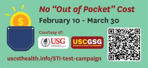 STI Testing Campaign: No “Out of Pocket” Cost! – Sex and Health: Info ...