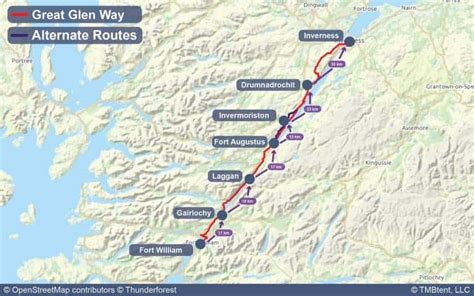 Great Glen Way | Maps & Routes - TMBtent