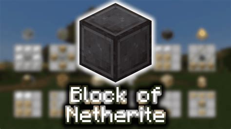 Block of Netherite - Wiki Guide - 9Minecraft.Net