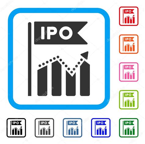 Ipo Chart Framed Icon — Stock Vector © ahasoft #178236584