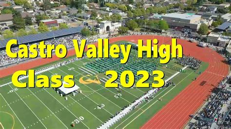 Castro Valley High School Graduation 2023, California - 4K Drone - YouTube