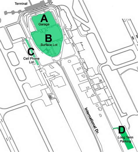 Hartsfield Jackson Airport Parking Map - Map Of Massachusetts