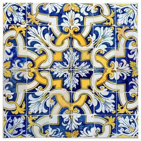 17th Century Portuguese Tile Pattern | From a unique collection of ...