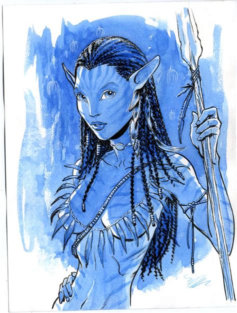 Neytiri Avatar watercolor by MichaelDooney on deviantART | Pandora ...