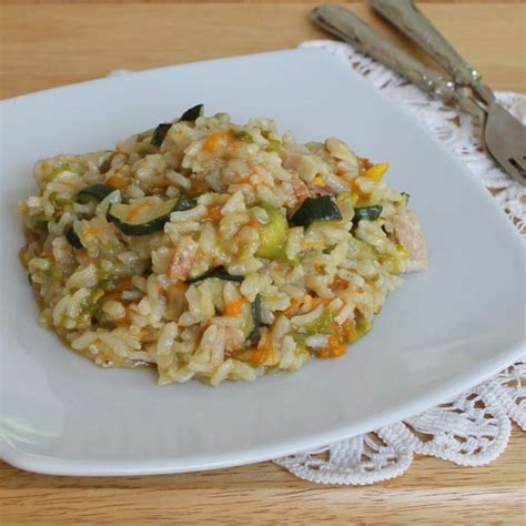 RISOTTO ZUCCHINI E FIORI DI ZUCCA ricetta primo piatto gustoso